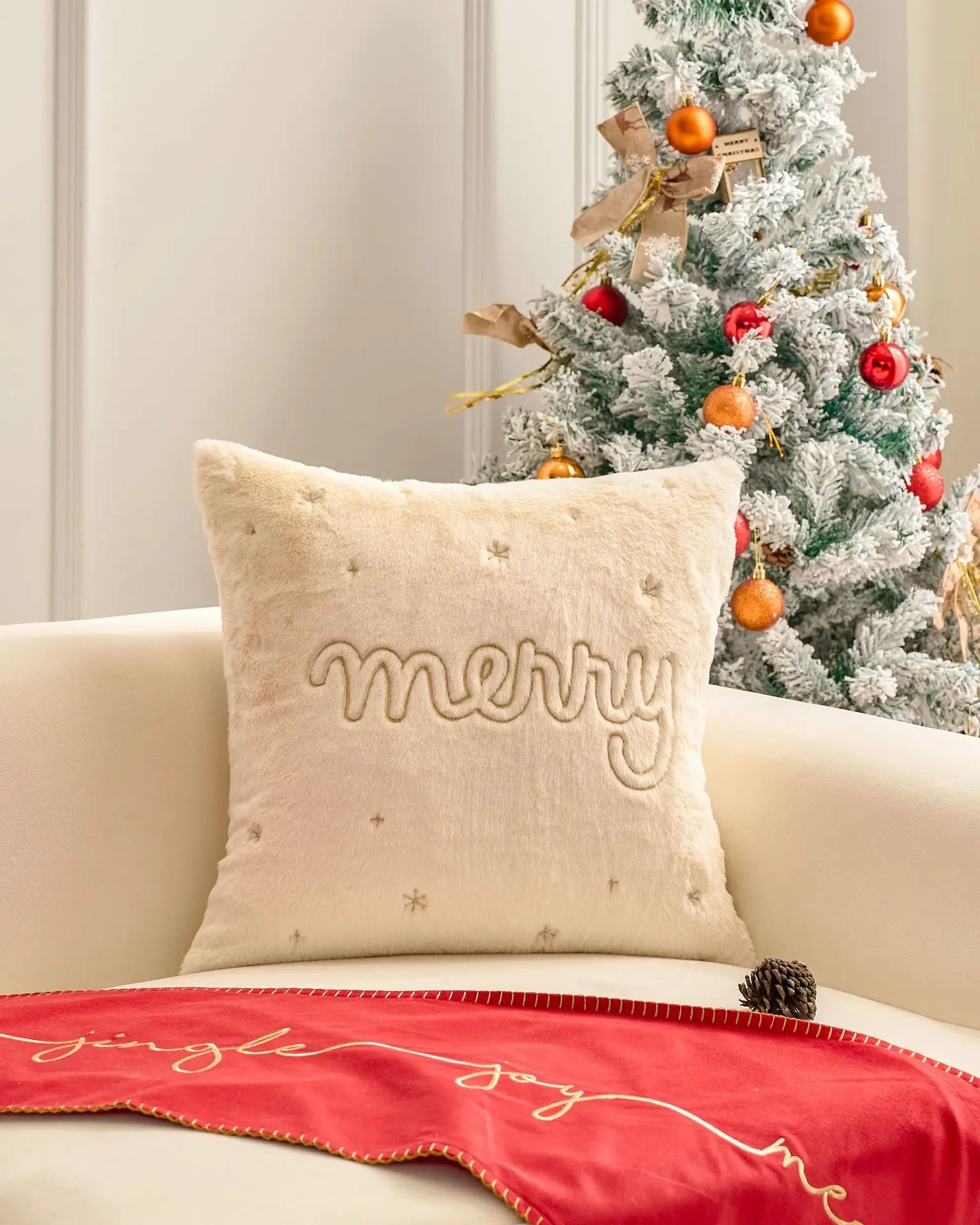 Christmas Pillow Cover 45x45cm,