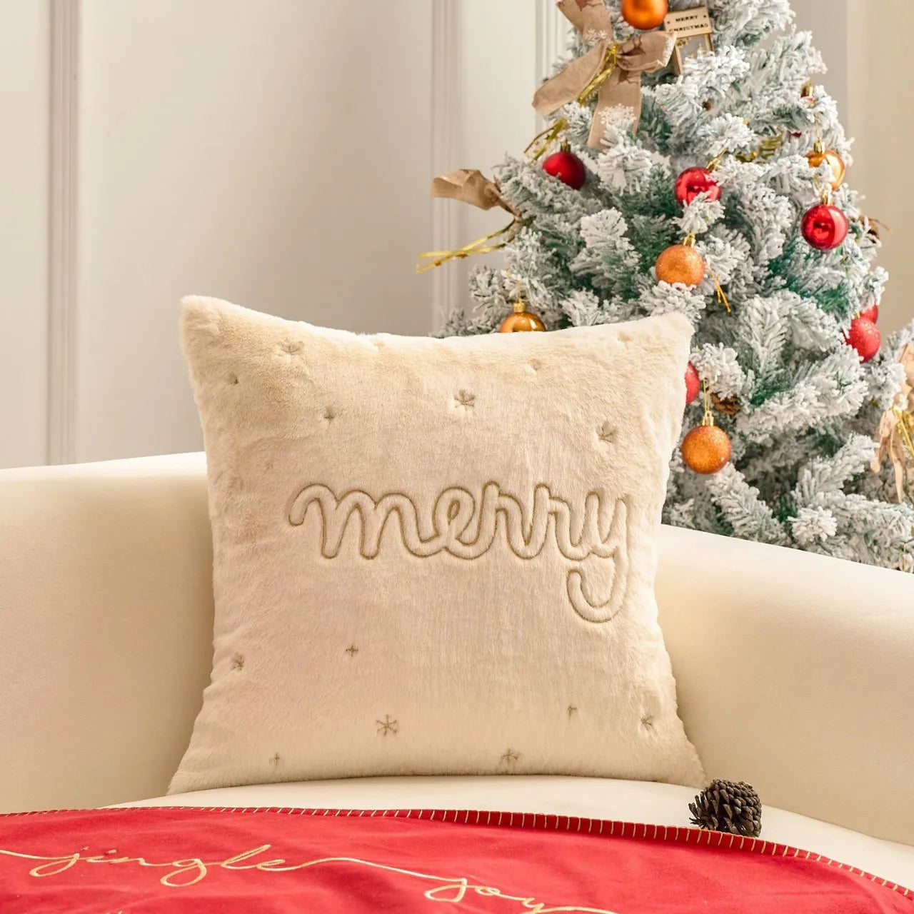 Christmas Pillow Cover 45x45cm,