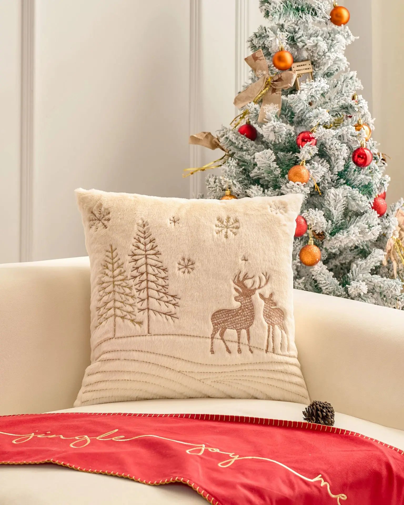 Christmas Pillow Cover 45x45cm,